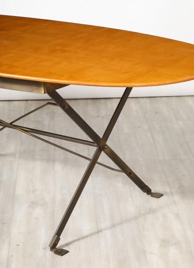 Luigi Caccia Dominioni Luigi Caccia Dominioni T3 Cavalletto Walnut Dining Table