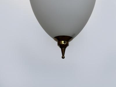 Luigi Caccia Dominioni Luigi Caccia Dominioni ceiling pendants in opaline glass and brass attributed