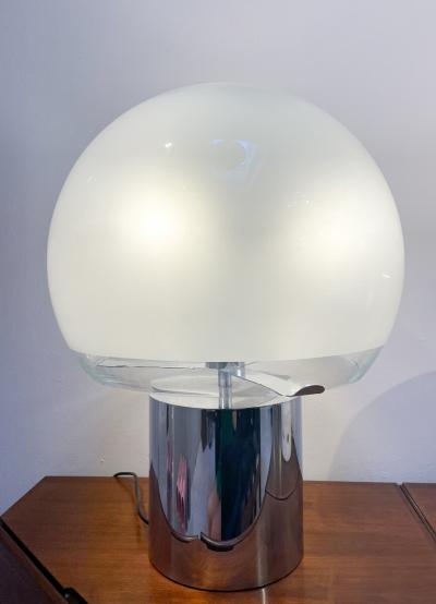 Luigi Caccia Dominioni Mid Century Modern Porcini Table Lamp by Luigi Caccia Dominioni