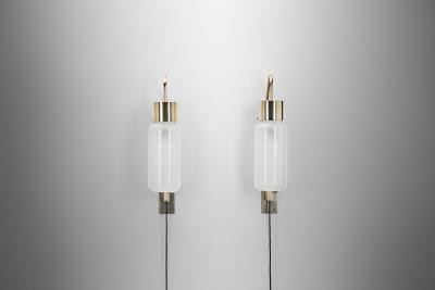 Luigi Caccia Dominioni Pair of LP 10 Wall Lights by Luigi Caccia Dominioni for Azucena Italy 1950s