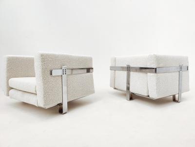 Luigi Caccia Dominioni Pair of Mid Century Armchairs by Luigi Caccia Dominioni for Azucena