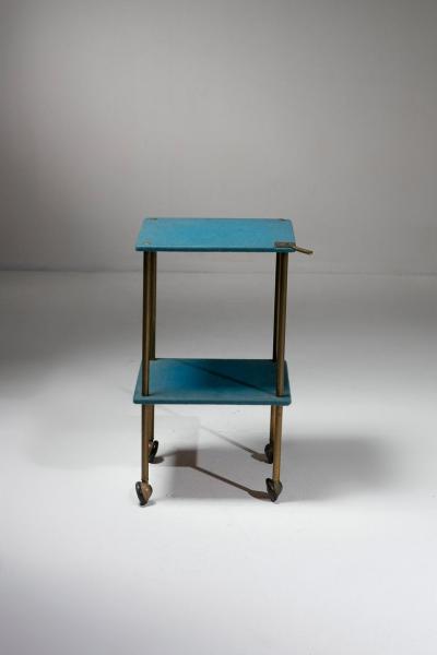 Luigi Caccia Dominioni Rare Table Cart Model T9 by Luigi Caccia Dominioni for Azucena Italy 1960s