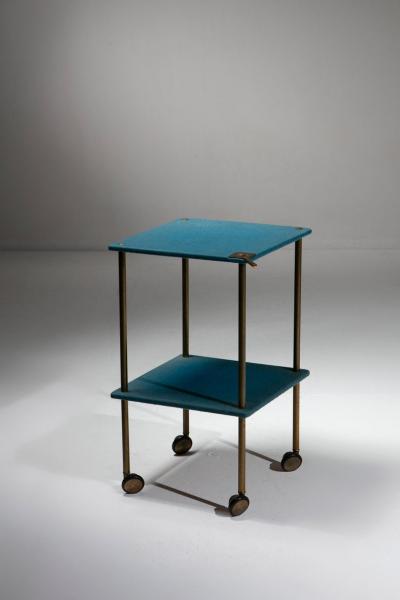 Luigi Caccia Dominioni Rare Table Cart Model T9 by Luigi Caccia Dominioni for Azucena Italy 1960s