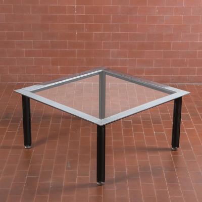 Luigi Caccia Dominioni Set of Two Fasce Cromate Coffee Tables by Luigi Caccia Dominioni for Azucena