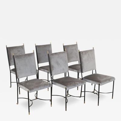 Luigi Caccia Dominioni Set of six chairs by Luigi Caccia Dominioni