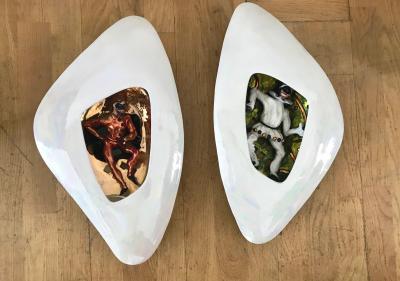 Luigi Carron Maschere Wall Lights