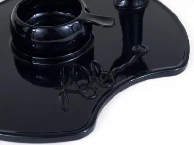 Luigi Colani Luigi Colani Zen Full Tea Set and Plates Stoneware Friesland Germany 1970s