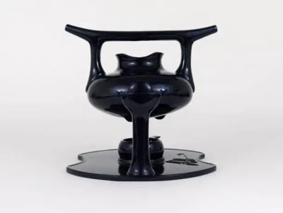 Luigi Colani Luigi Colani Zen Full Tea Set and Plates Stoneware Friesland Germany 1970s