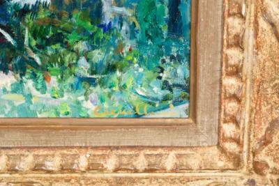 Luigi Corbellini Oil On Canvas Landscape By Luigi Corbellini