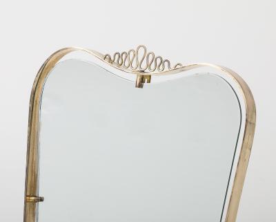 Luigi Fontana Luigi Fontana Brass Toilette Mirror Fontana Arte circa 1940