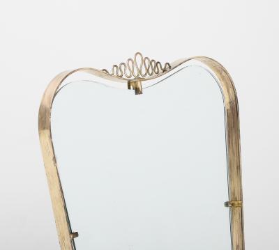 Luigi Fontana Luigi Fontana Brass Toilette Mirror Fontana Arte circa 1940