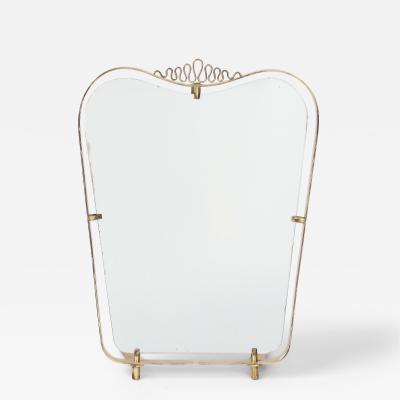 Luigi Fontana Luigi Fontana Brass Toilette Mirror Fontana Arte circa 1940