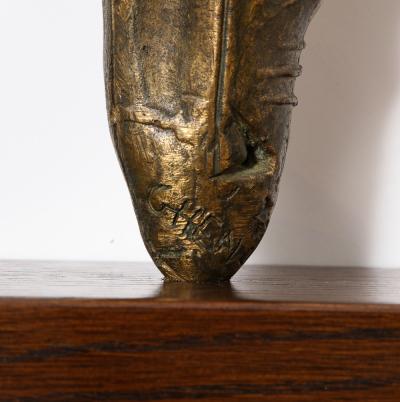 Luigi Gheno Abstract Bronze Sculpture by Luigi Gheno