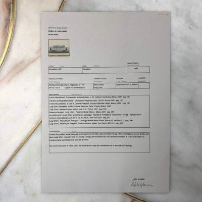 Luigi Ghirri Versailles 1985 Luigi Ghirri Chromogenic Photography from Negative Single Copy