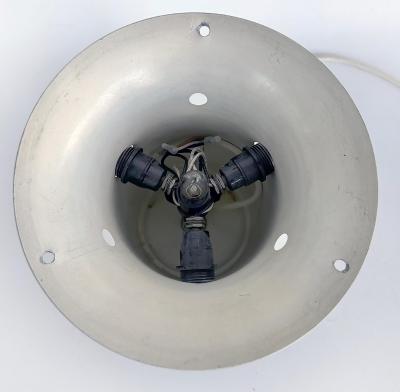 Luigi Massoni Brumbury Space Age Lamps Luigi Massoni Harvey Guzzini Italy Pair