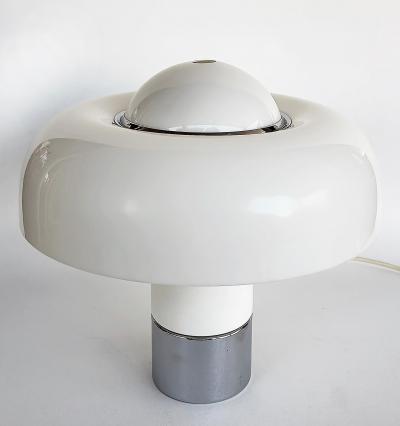 Luigi Massoni Brumbury Space Age Lamps Luigi Massoni Harvey Guzzini Italy Pair