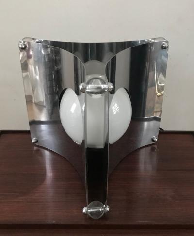 Luigi Massoni Taw Chrome Table Lamp