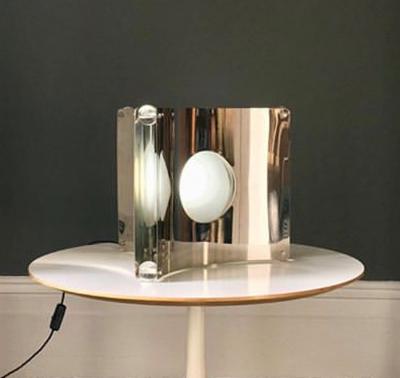 Luigi Massoni Taw Chrome Table Lamp