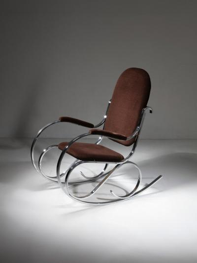 Luigi Saccardo Rocking Chair by Luigi Saccardo for Arrmet