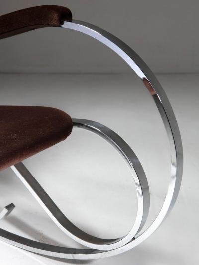 Luigi Saccardo Rocking Chair by Luigi Saccardo for Arrmet