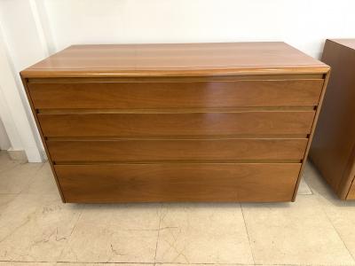 Luigi Saccardo Wood Chest of Drawers by Luigi Saccardo for Gasparello Italy 1970s