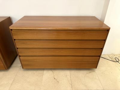 Luigi Saccardo Wood Chest of Drawers by Luigi Saccardo for Gasparello Italy 1970s