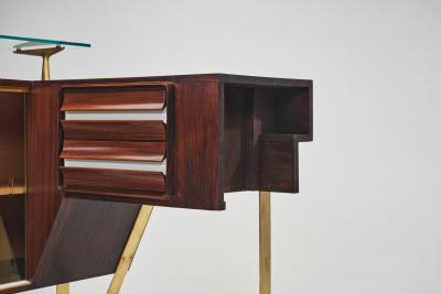 Luigi Scremin Mid Century Bar Counter by Luigi Scremin Attr Italy 1950s