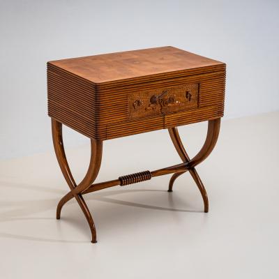 Luigi Scremin Sewing Cabinet by Luigi Scremin Italy 1930s