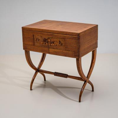 Luigi Scremin Sewing Cabinet by Luigi Scremin Italy 1930s