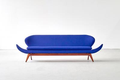 Luigi Tiengo Exceptional Luigi Tiengo Sofa for Cimon Montr al 1963