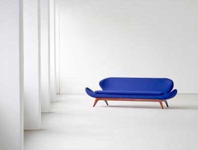 Luigi Tiengo Exceptional Luigi Tiengo Sofa for Cimon Montr al 1963