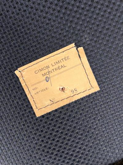 Luigi Tiengo Luigi Tiengo No 500 13 Sofa in Chocolate Mohair for Cimon Montr al 1960s