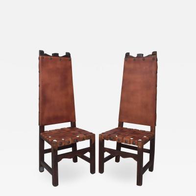 1940s Modernism Neoclassical Mexican Mahogany Table Lamps in the Style of  Luis Barragan - a Pair