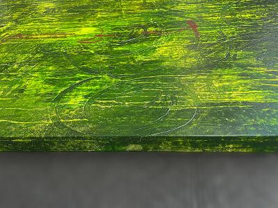 Luis Kaiulani Luis Kaiulani Abstract Painting on Canvas Titled Genesis 1361