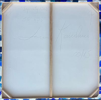 Luis Kaiulani Luis Kaiulani Infinity 1562 Acrylic Abstract Painting on Canvas