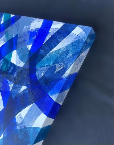 Luis Kaiulani Luis Kaiulani Infinity 1562 Acrylic Abstract Painting on Canvas