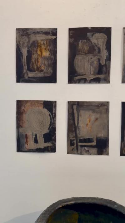 Lukas Machnik LUKAS MACHNIK walnut ink drawings on paper
