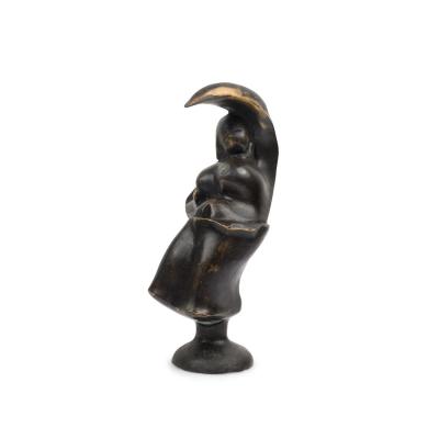 Luna Limited Edition Bronze Brutalist Contemporary Figural Sculpture