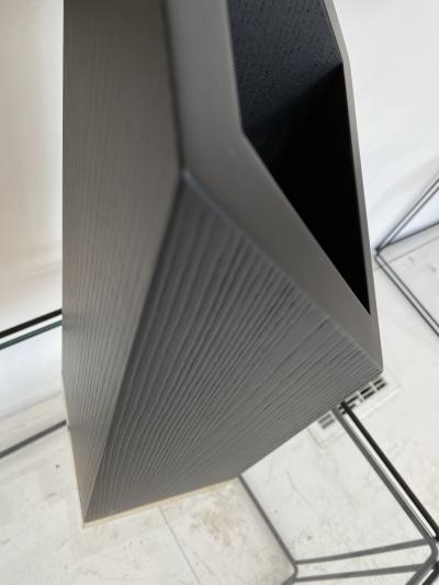 Lupo Hiriokami Lupo Horiokami Babel Wolf Vase Black Ash Wood