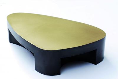 Lutetia Brass Low Coffee Table