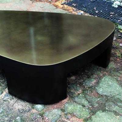 Lutetia Brass Low Coffee Table