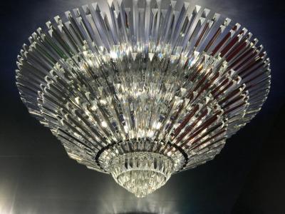 Luxurious Contemporary Italian Murano Glass Triedi Ceiling Light