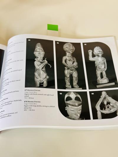 Lwalwa Mother Figure Holding Baby DR Congo Africa with Provenance