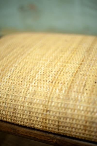 Lyda Levi Pair Of Wooden Ottomans By Lyda Levi For Mcguire San Francisco 1970S