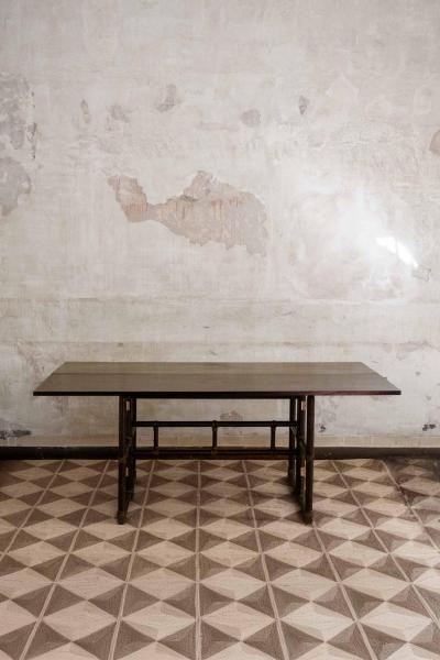 Lyda Levi Rectangular Console Table by Lyda Levi for Mcguire 1970s