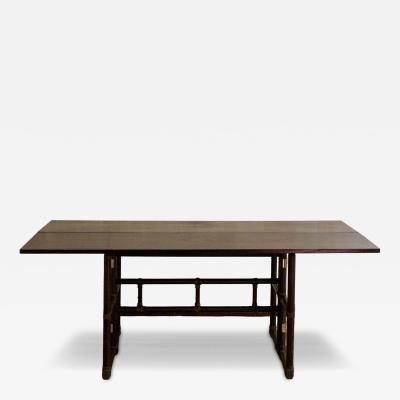 Lyda Levi Rectangular Console Table by Lyda Levi for Mcguire 1970s