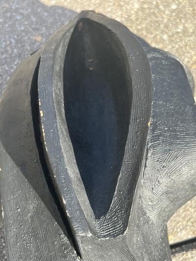 Lynn Chadwick SIGNED POST MODERNIST BLACK TERRACOTTA FIGURES