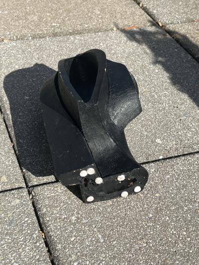 Lynn Chadwick SIGNED POST MODERNIST BLACK TERRACOTTA FIGURES