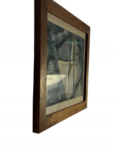 Lyonel Feininger ABSTRACT CUBIST WATERCOLOR IN THE MANNER OF LYONEL FEININGER