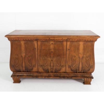 Lyre form Art Deco period sideboard